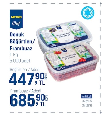 Metro Chef Donuk Böğürtlen/Frambuaz 1Kg