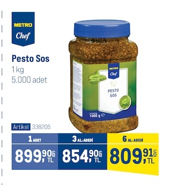 Metro Chef Pesto Sos 1Kg