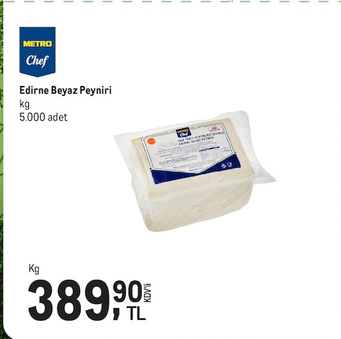 Metro Chef Edirne Beyaz Peyniri Kg