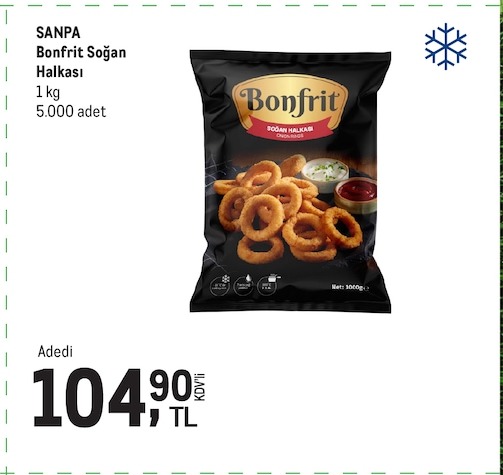Sanpa Bonfrit Soğan Halkası 1Kg