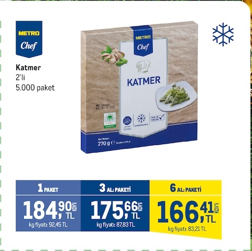 Metro Chef Katmer 2'Li 270G