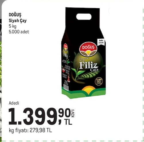 Doğuş Siyah Çay 5 Kg
