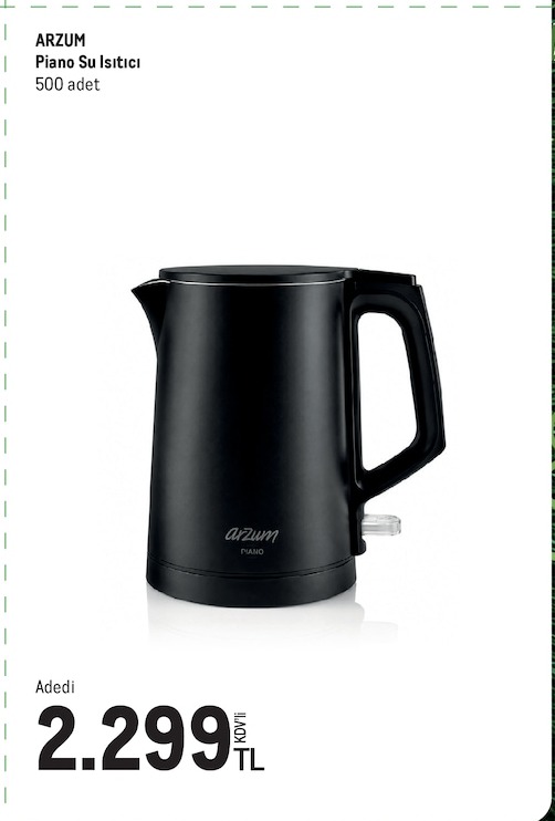 Arzum Piano Su Isıtıcı 500 Adet