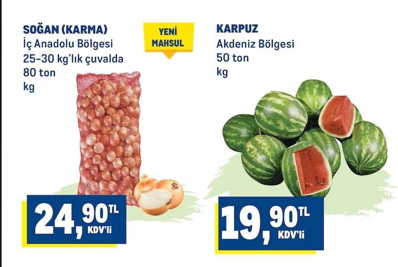 Soğan (Karma) 25-30 Kg'Lik Çuvalda