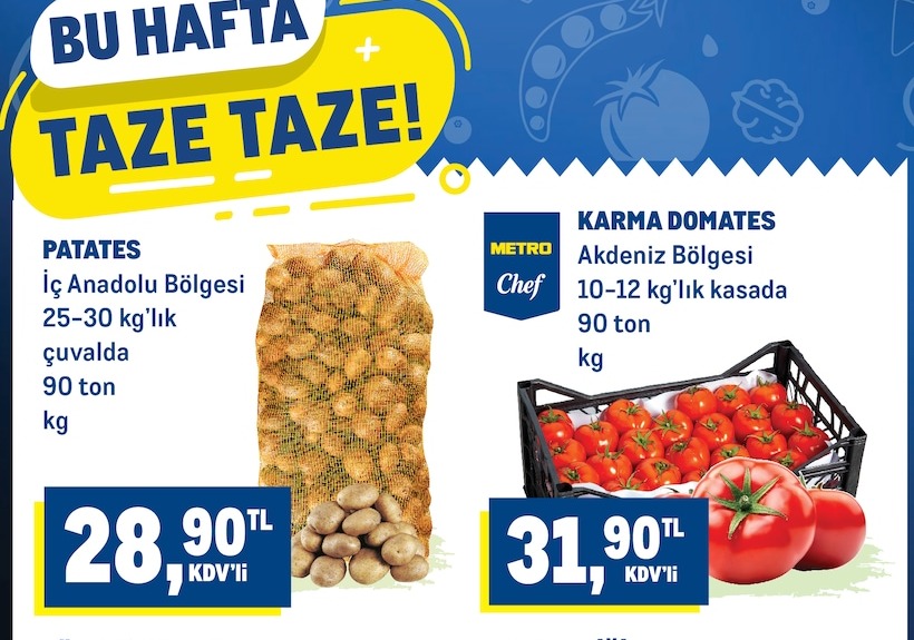 Patates İç Anadolu Bölgesi 25-30 Kg