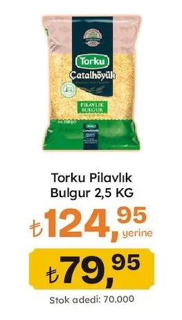 Torku Pilavlık Bulgur 2,5 Kg