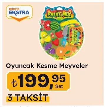 Oyuncak Kesme Meyveler