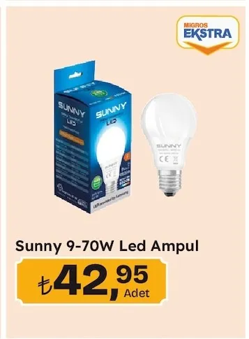 Sunny 9-70W Led Ampul