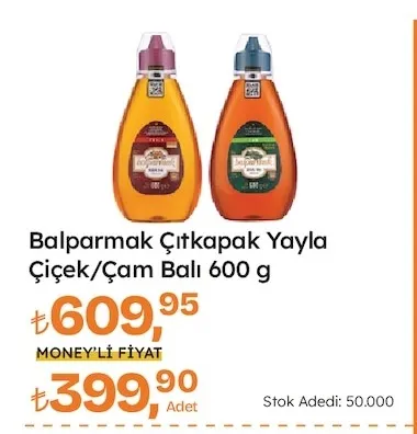 Balparmak Çıtkapak Yayla Çiçek/Çam Balı 600 G