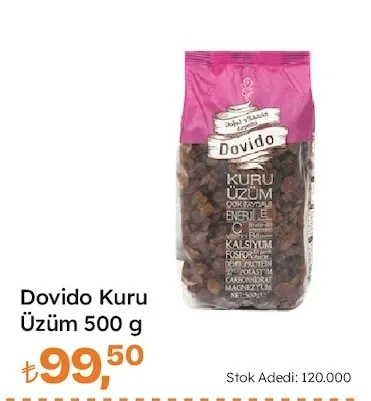 Dovido Kuru Üzüm 500 G