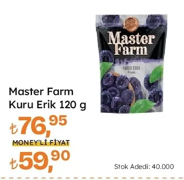 Master Farm Kuru Erik 120 G
