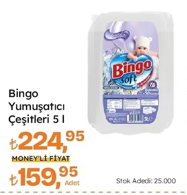 Bingo Yumuşatıcı Çeşitleri 5 L