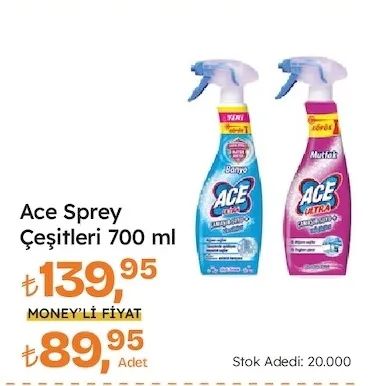 Ace Sprey Çeşitleri 700 Ml