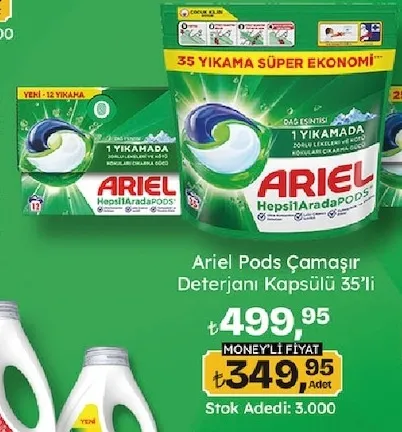 Ariel Pods Çamaşır Deterjanı Kapsülü 35'Li