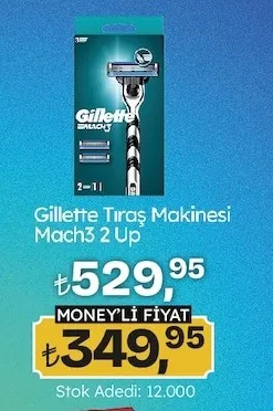 Gillette Tıraş Makinesi Mach3 2 Up