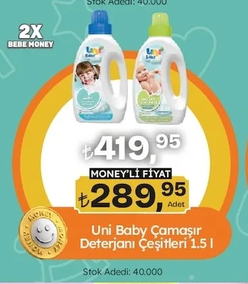 Uni Baby Çamaşır Deterjanı Çeşitleri 1.5 L