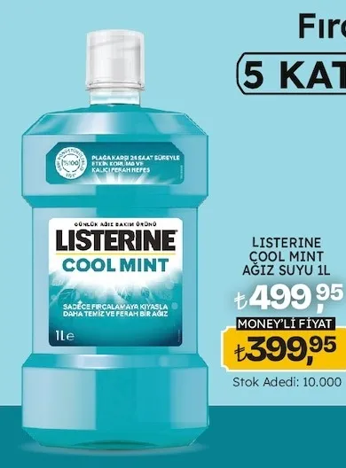Listerine Cool Mint Ağiz Suyu 1L