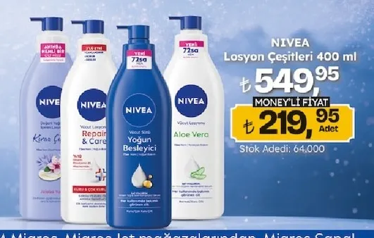 Nivea Losyon Çeşitleri 400 Ml