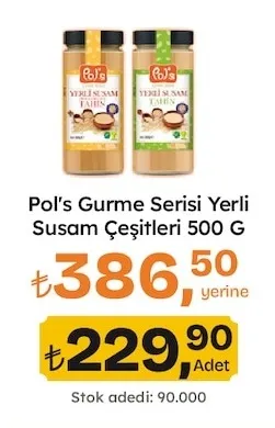 Pol'S Gurme Serisi Yerli Susam Çeşitleri 500 G