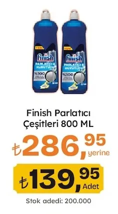 Finish Parlatıcı Çeşitleri 800 Ml