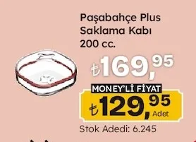Paşabahçe Plus Saklama Kabı 200 Cc.