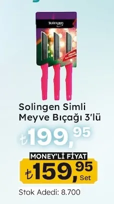 Solingen Simli Meyve Bıçağı 3'Lü