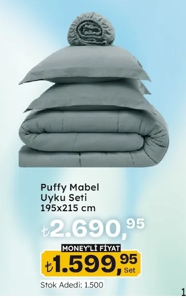 Puffy Mabel Uyku Seti 195X215 Cm