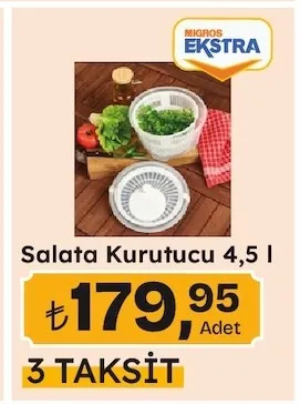 Salata Kurutucu 4,5 L
