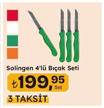 Solingen 4'Lü Bıçak Seti