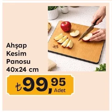 Ahşap Kesim Panosu 40X24 Cm