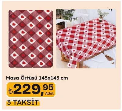 Masa Örtüsü 145X145 Cm