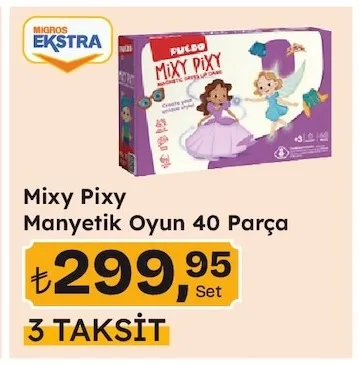 Mixy Pixy Manyetik Oyun 40 Parça