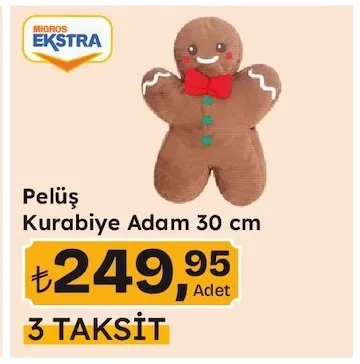 Pelüş Kurabiye Adam 30 Cm