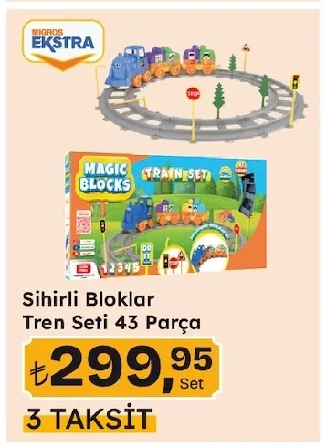 Sihirli Bloklar Tren Seti 43 Parça