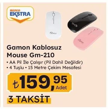 Gamon Kablosuz Mouse Gm-210
