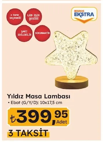 Yıldız Masa Lambası