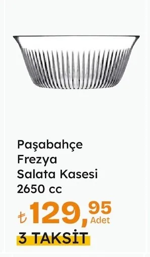Paşabahçe Frezya Salata Kasesi 2650 Cc