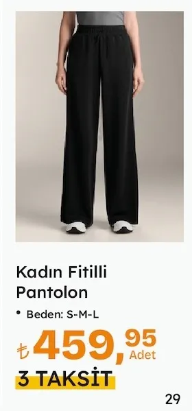 Kadın Fitilli Pantolon