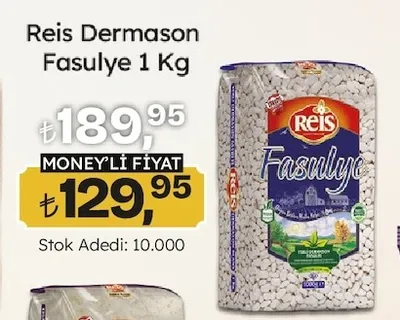 Reis Dermason Fasulye 1 Kg
