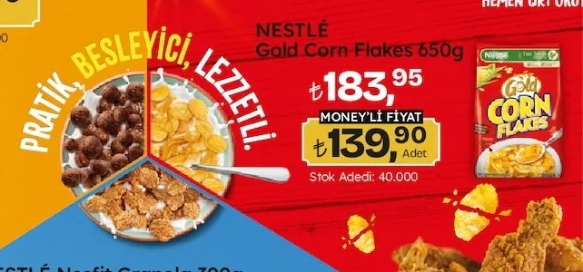 Nestlé Gold Corn Flakes 650G