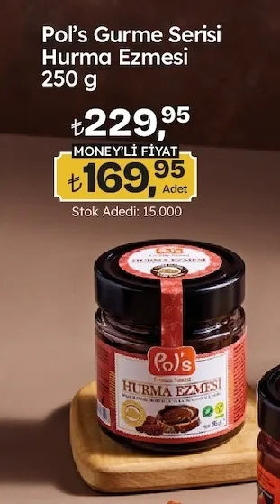 Pol'S Gurme Serisi Hurma Ezmesi 250 G