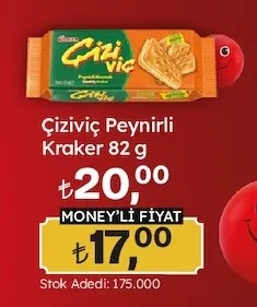 Çiziviç Peynirli Kraker 82 G