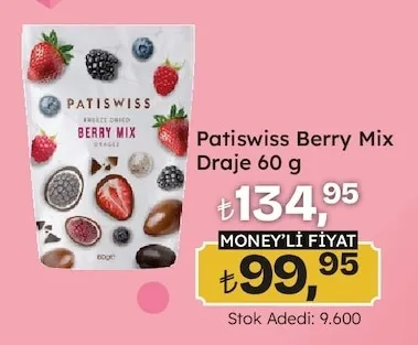 Patiswiss Berry Mix Draje 60 G