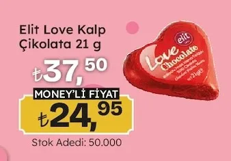 Elit Love Kalp Çikolata 21 G