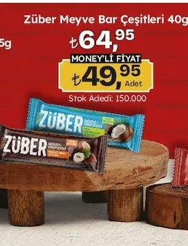 Züber Meyve Bar Çeşitleri 40G