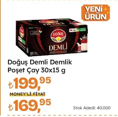 Doğuş Demli Demlik Poşet Çay 30X15 G