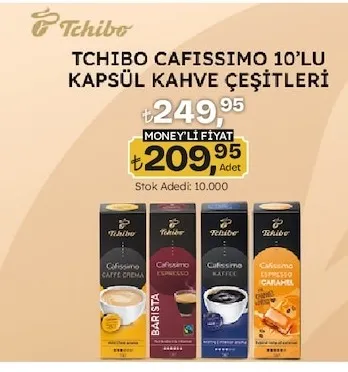 Tchibo Cafissimo 10'Lu Kapsül Kahve Çeşi̇Tleri̇
