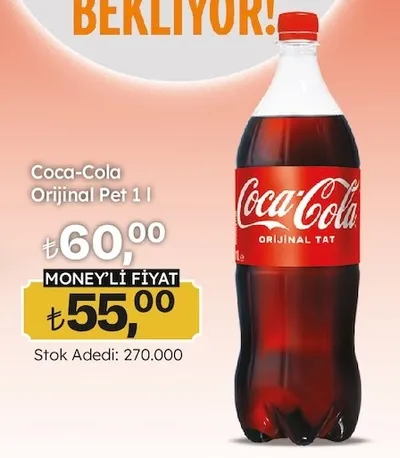 Coca-Cola Orijinal Pet 1 L