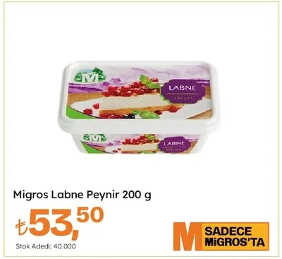 Migros Labne Peynir 200 G
