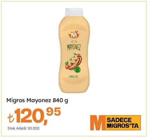 Migros Mayonez 840 G